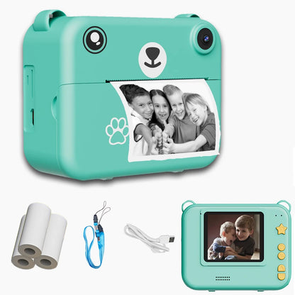 Digital Children Camera Photography Instant Print Photo 1080P HD Video Recorder Mini Thermal Printer Educational Birthday Gifts